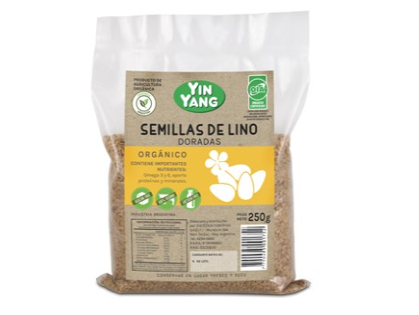 Semillas de lino dorado x 250 gr - YIN YANG