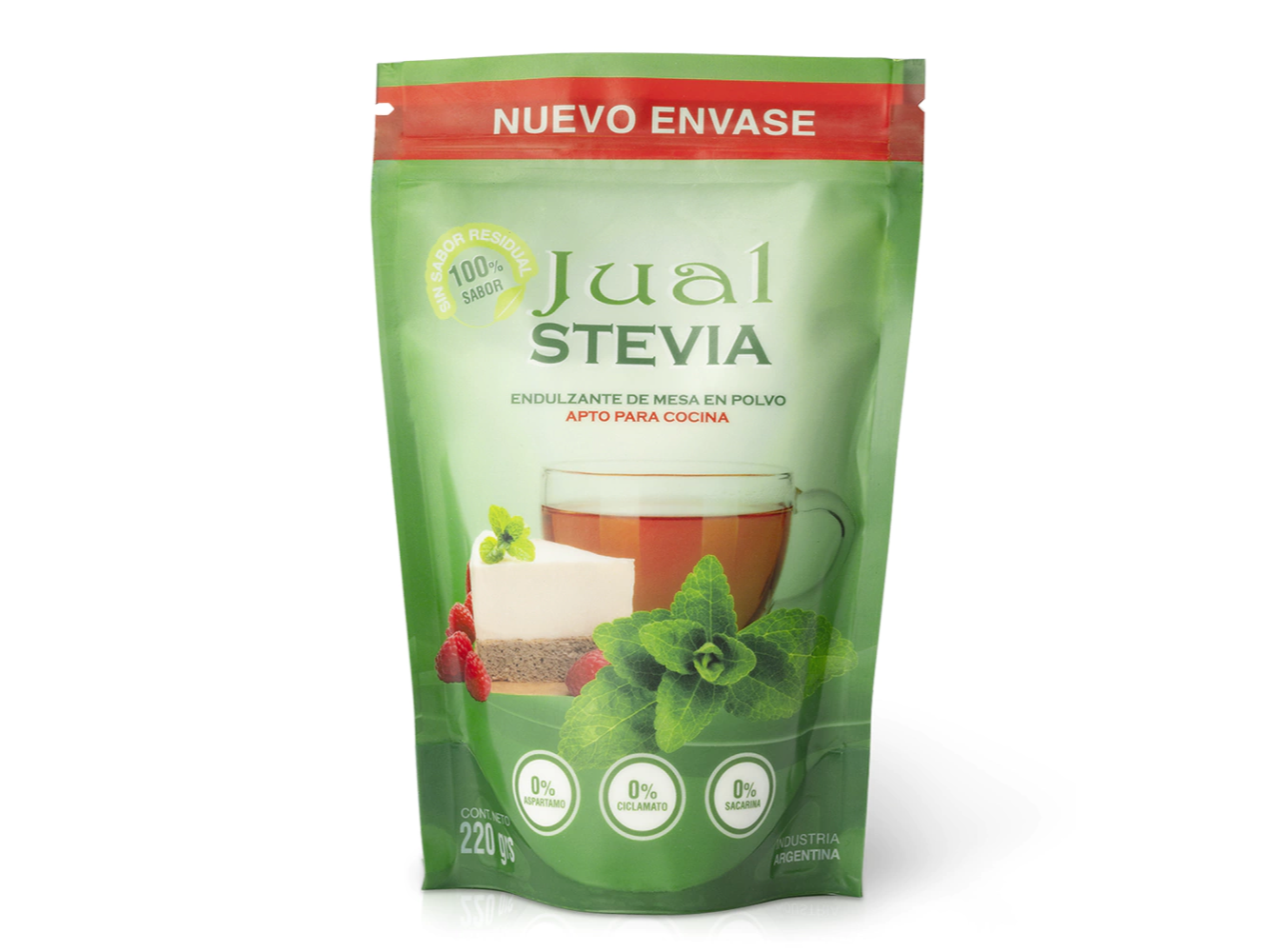 Stevia en polvo x 220 g (Doypack)