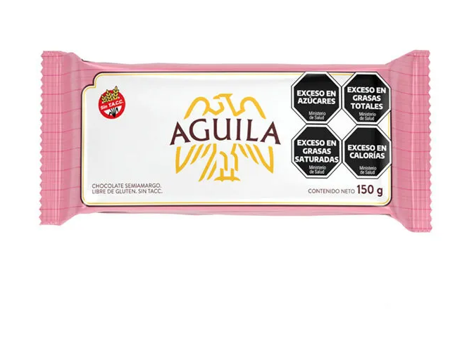 Chocolate águila semiamargo x150gramos