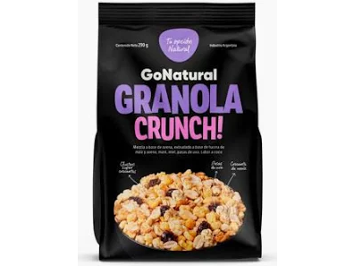 Granola GO NATURAL Crunch x 290 gr