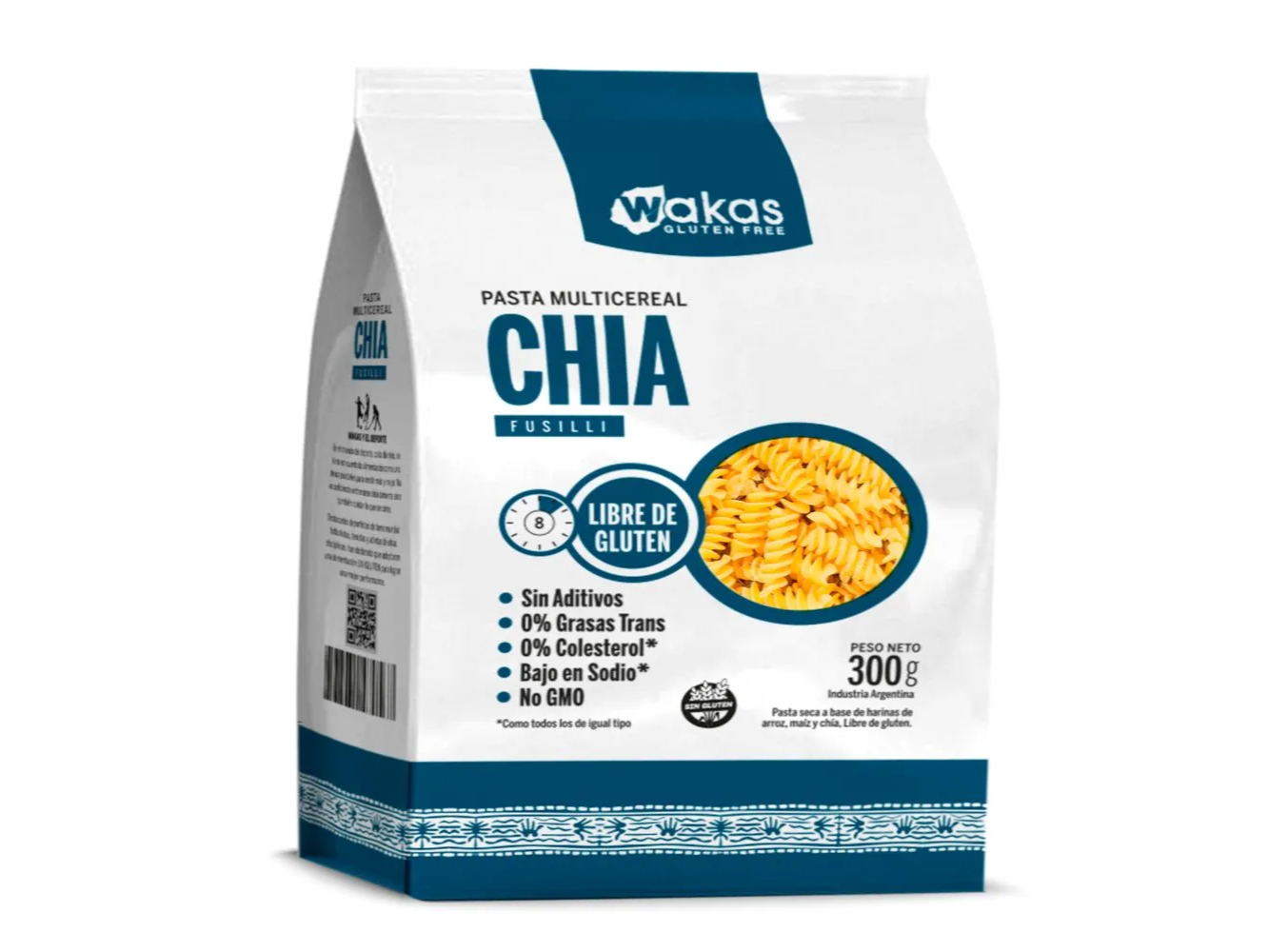Pasta multicereal con CHÍA x 300 gr