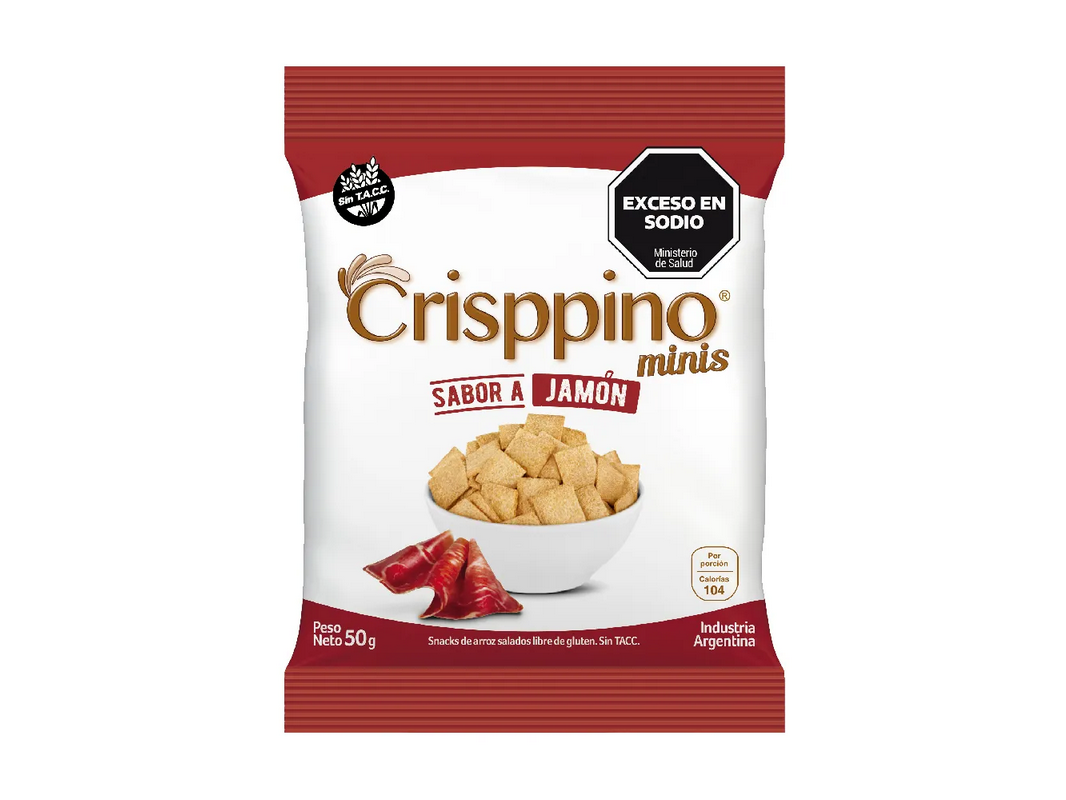 Crispino sabor jamon x 50 gr - SIN TACC