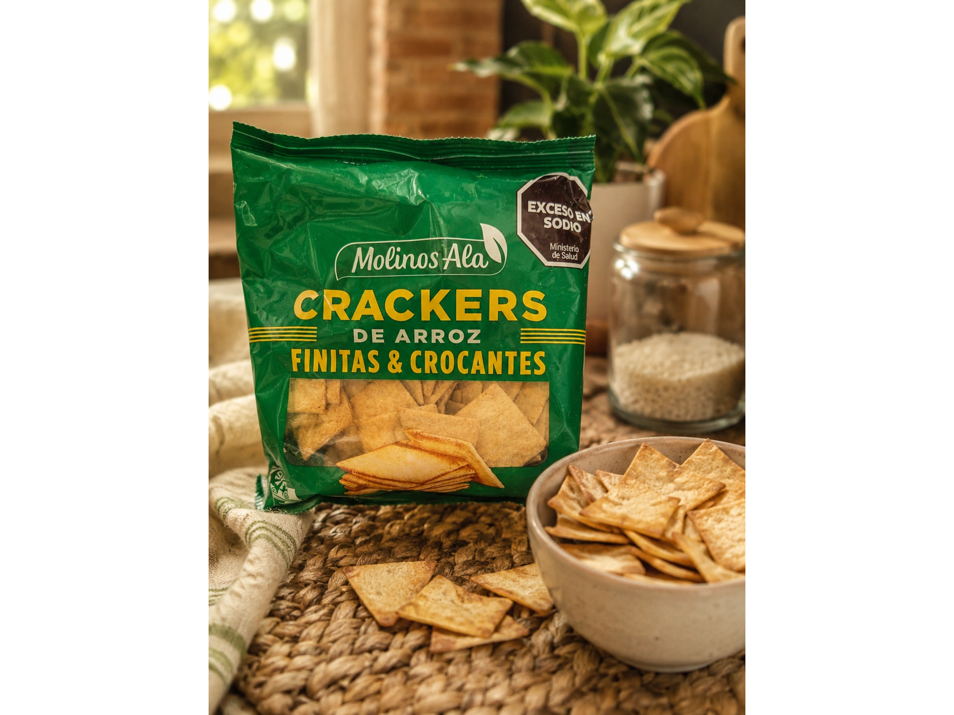 Crackers de arroz