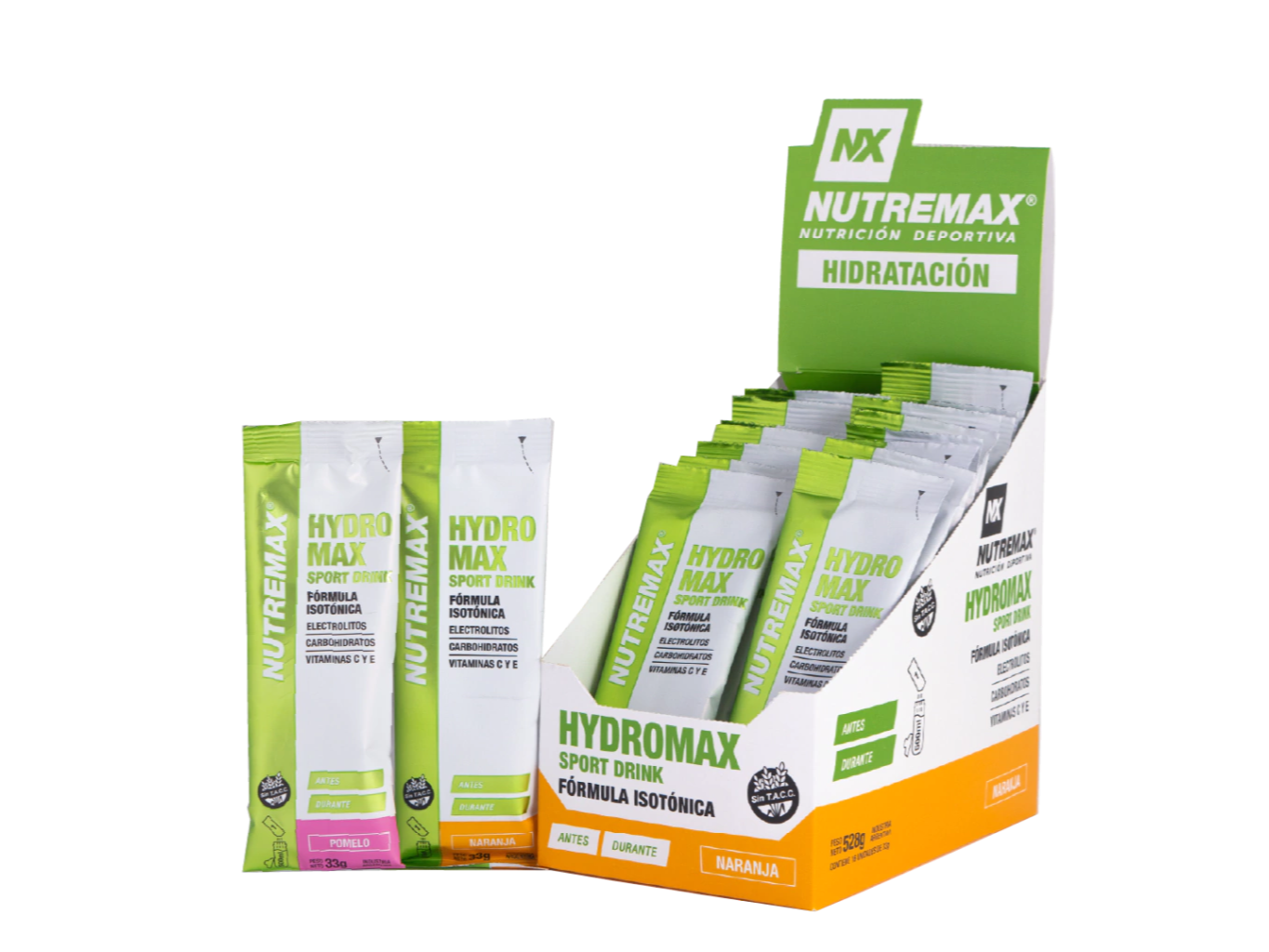 HYDROMAX Bebida Isotónica Monodosis