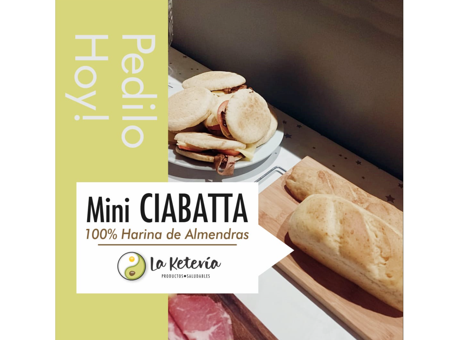 Mini Ciabattas Keto x 6 unidades