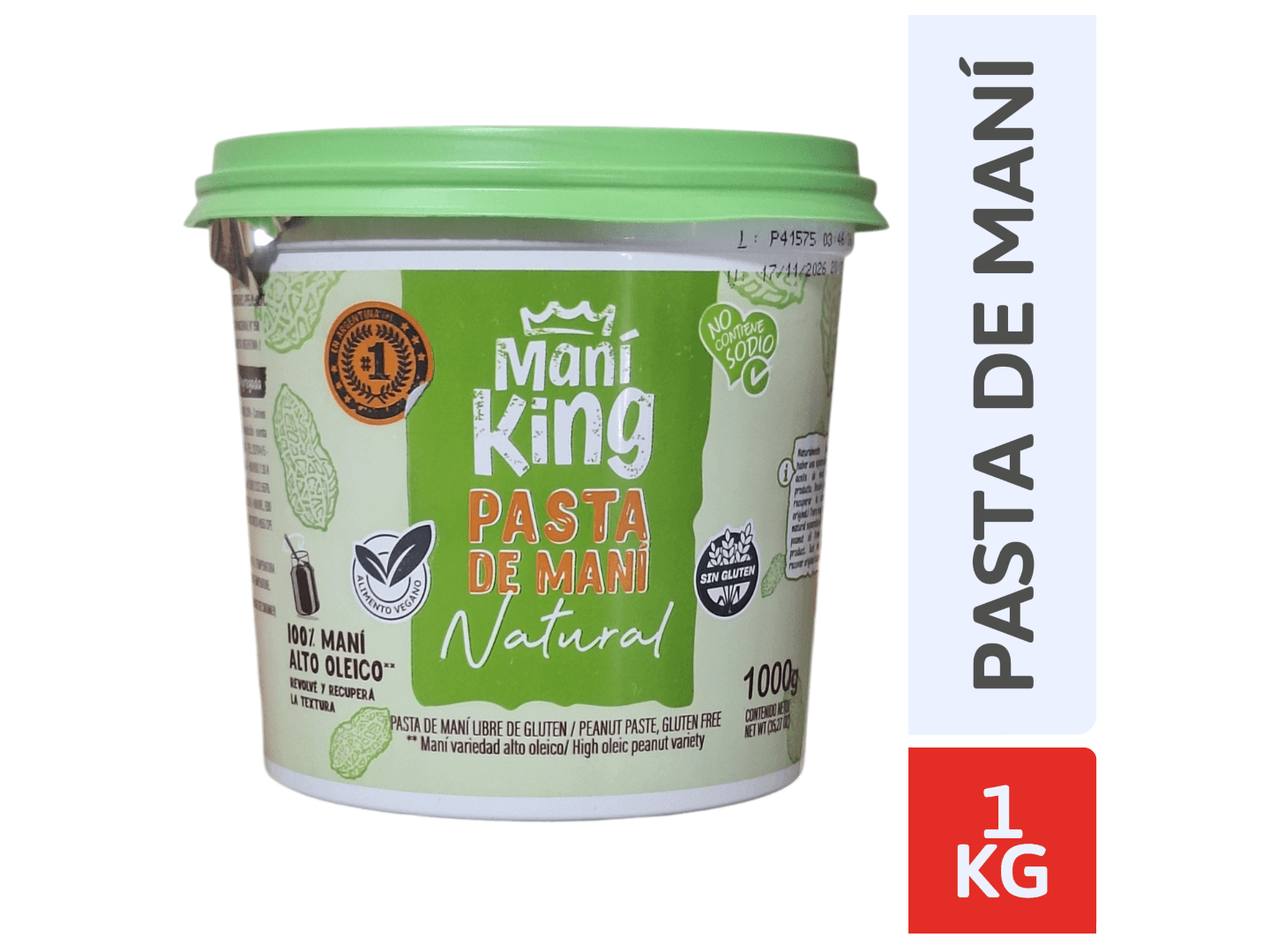 Pasta de mani NATURAL x 1 kilo