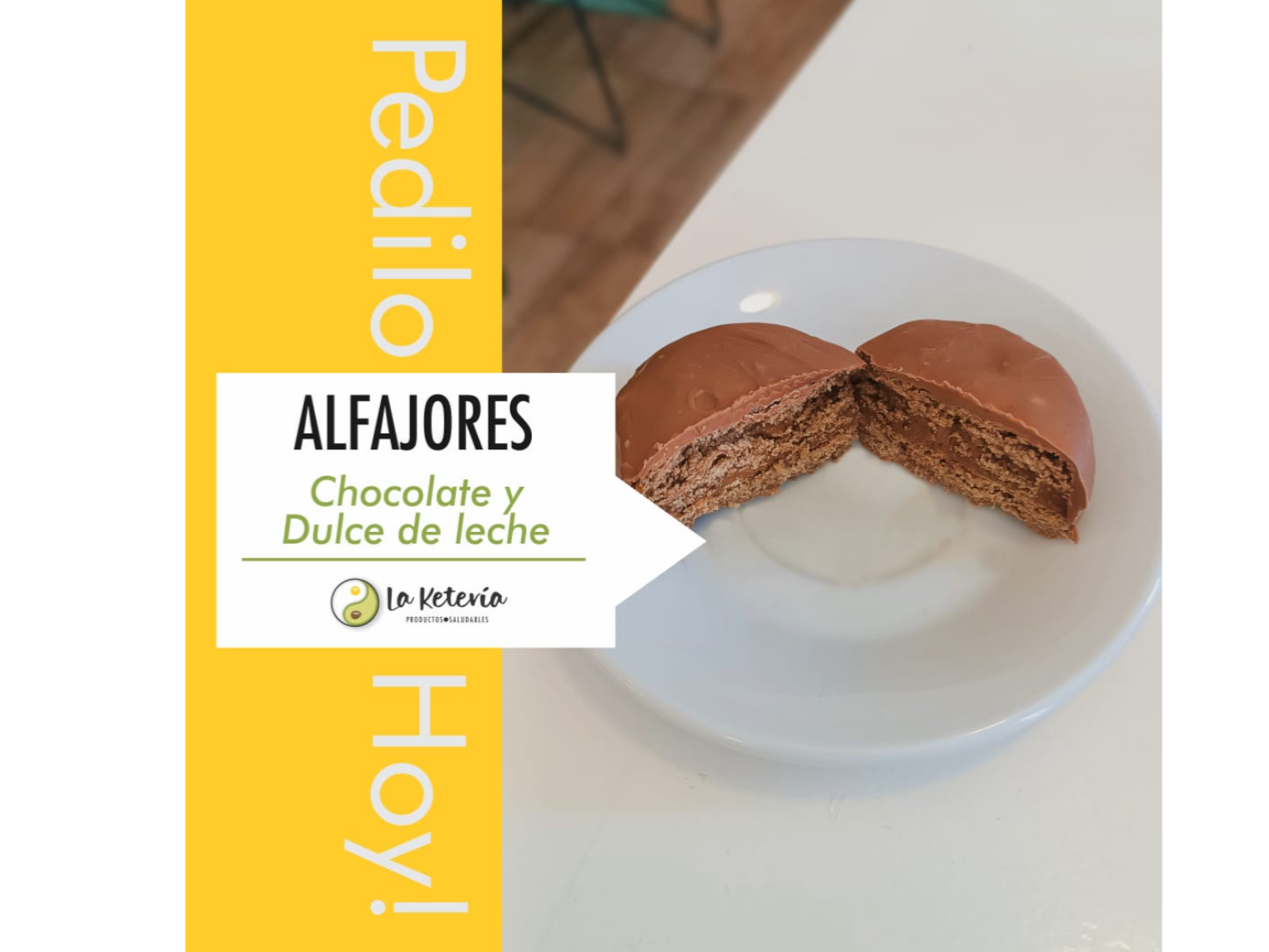 Alfajores con dulce de leche KETO