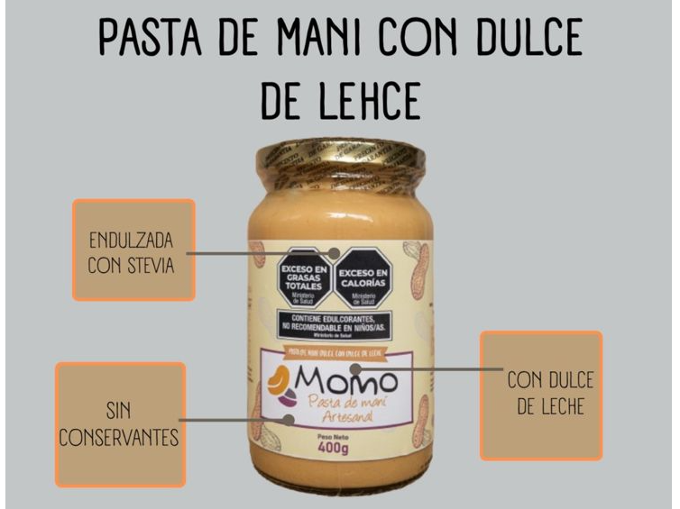 Pasta de mani CON DULCE DE LECHE x 400 gr