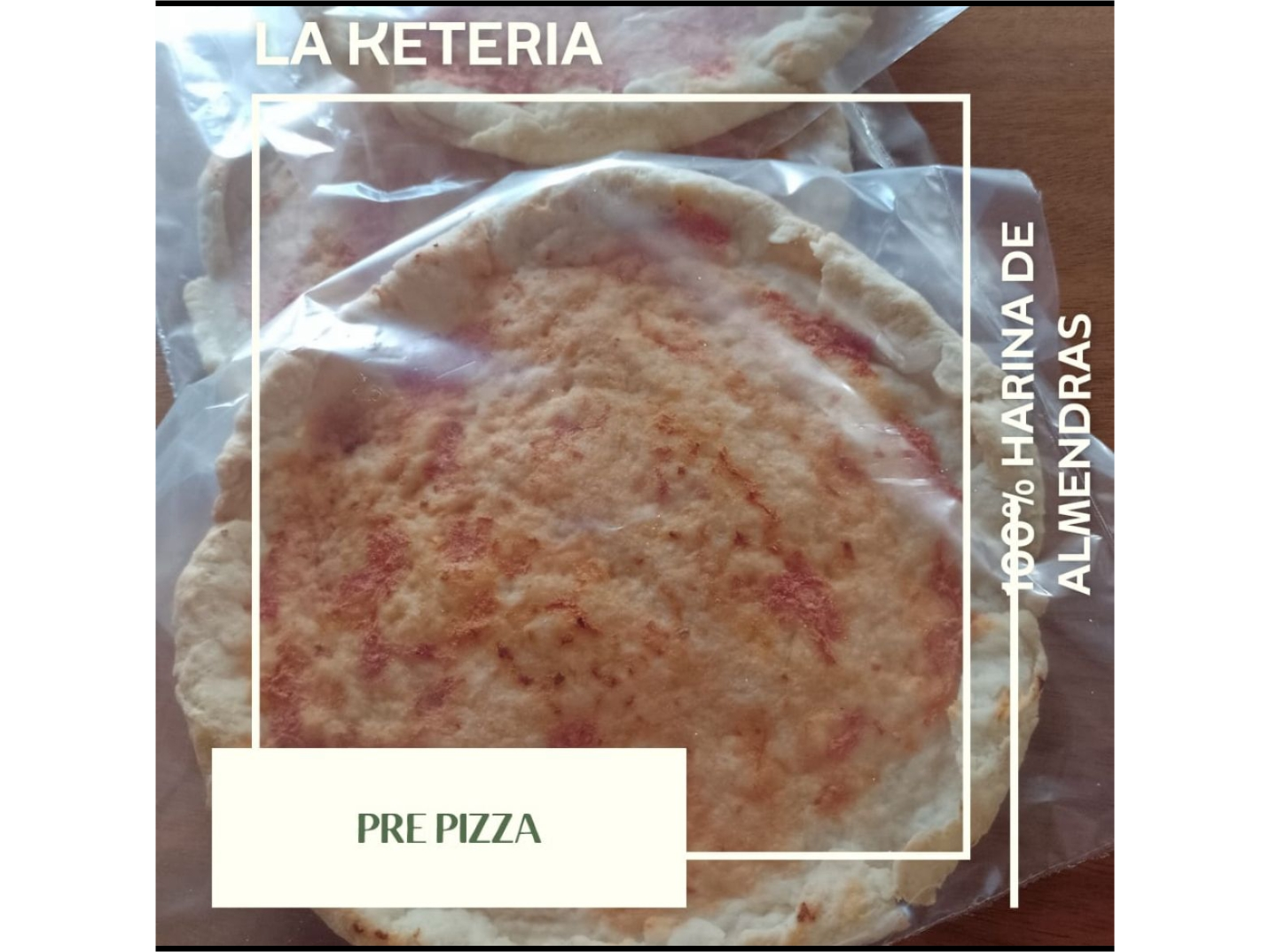 Prepizzas Keto. 2 unidades.