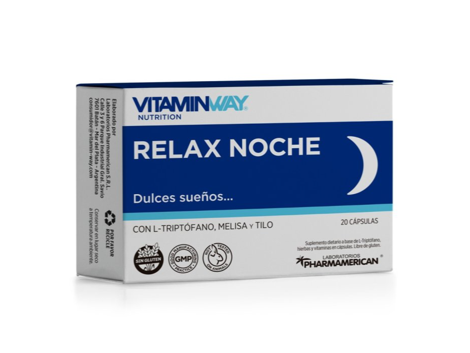 RELAX NOCHE 20CAPSULAS- VITAMINWAY