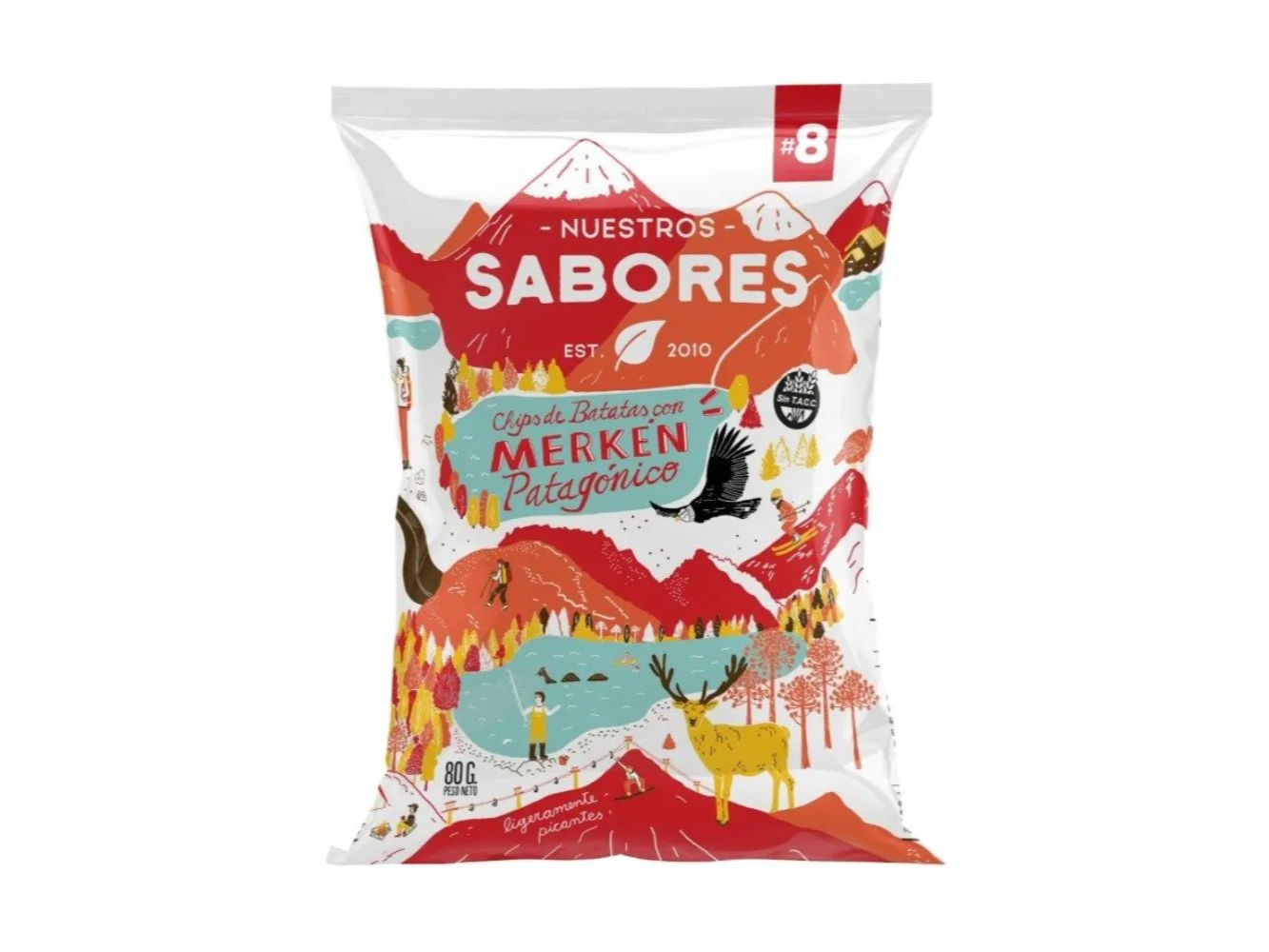 CHIPS de batatas con merken - Nuestros Sabores SIN TACC