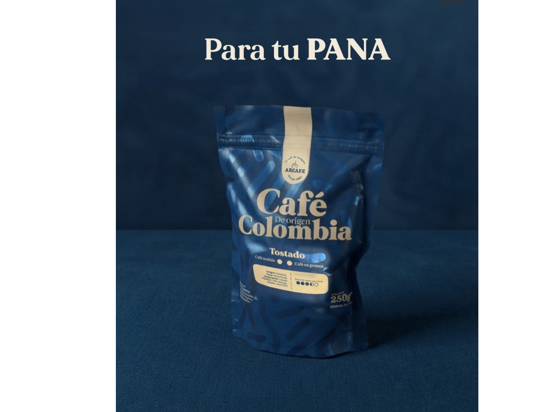 Café Colombia Molido x 250 gr - ARCAFÉ