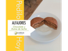 Alfajor Keto relleno de dulce de leche - LA KETERIA