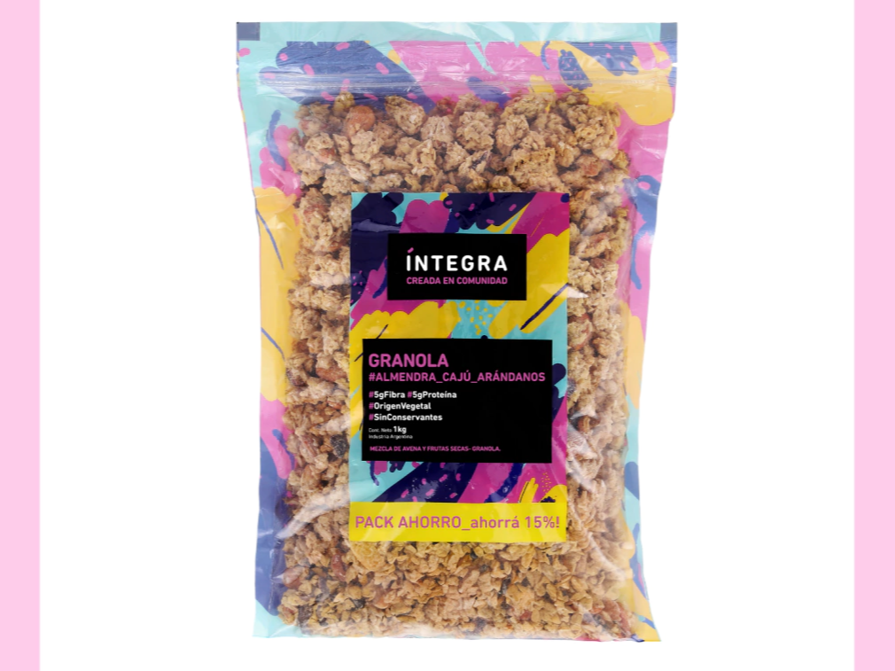 Granola de Almendra & Arándanos 1kg - Pack Ahorro : )