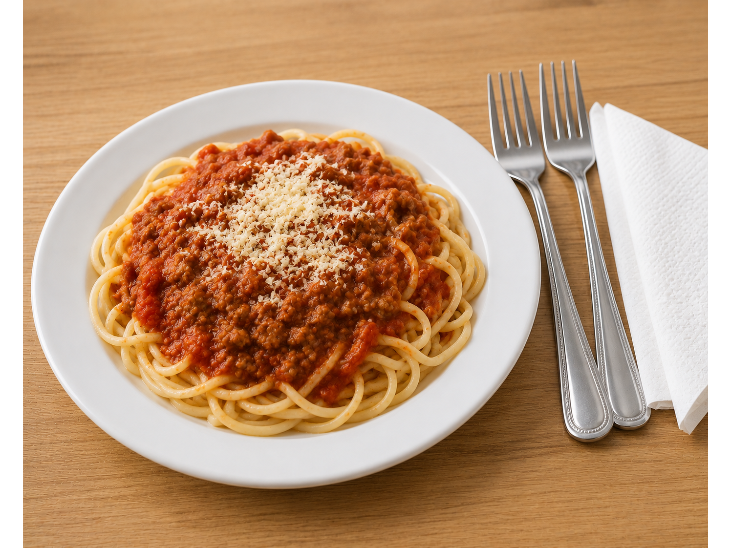 Fideos con la salsa de tu preferencia de catering San roque