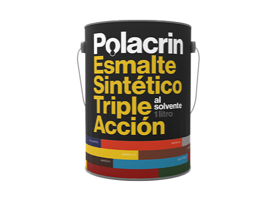 Esmalte sintetico brillante blanco x 1 lt (socca - ALESBB1)