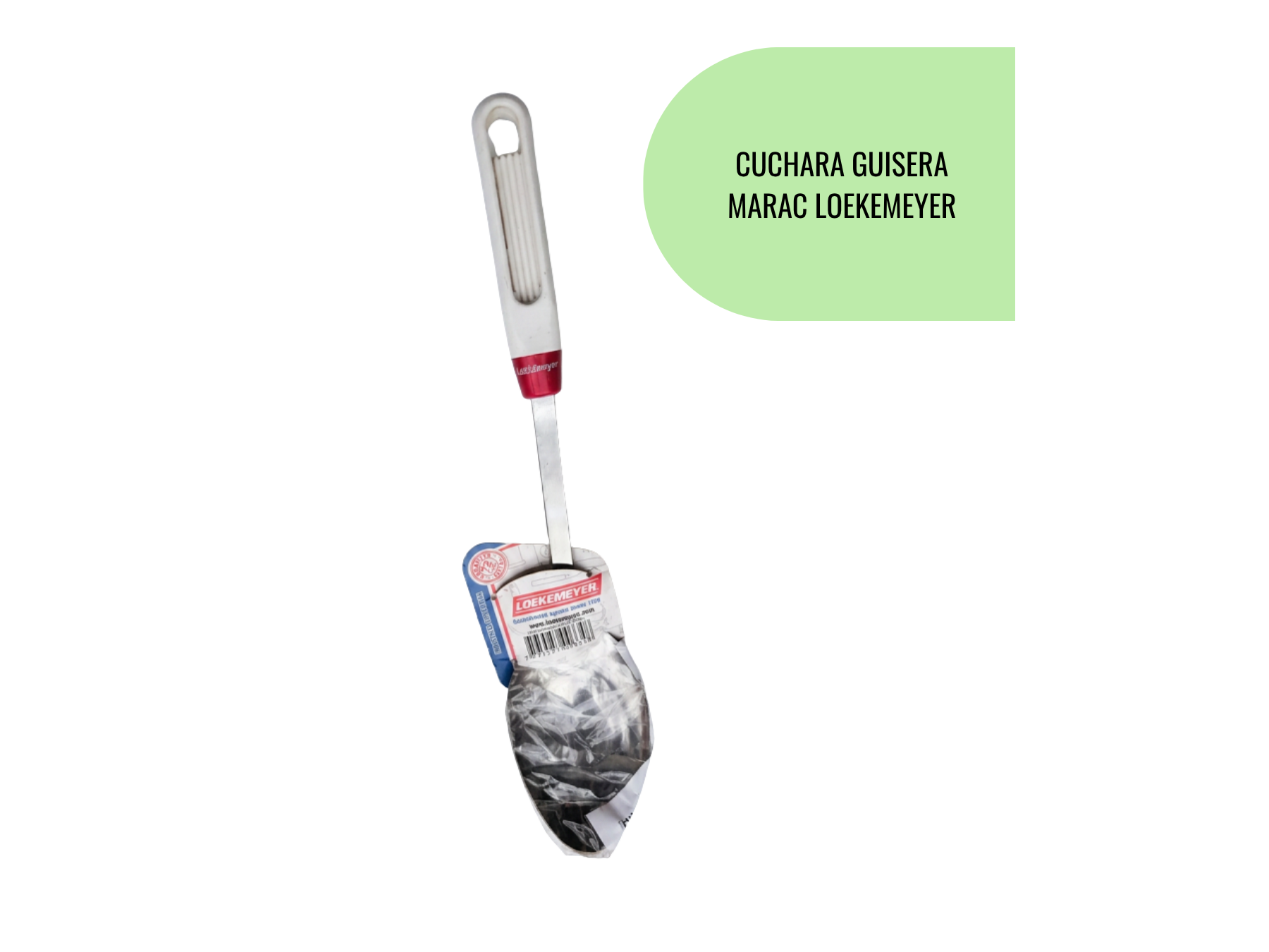 Cuchara guisera acero inox - Marca Loekemeyer