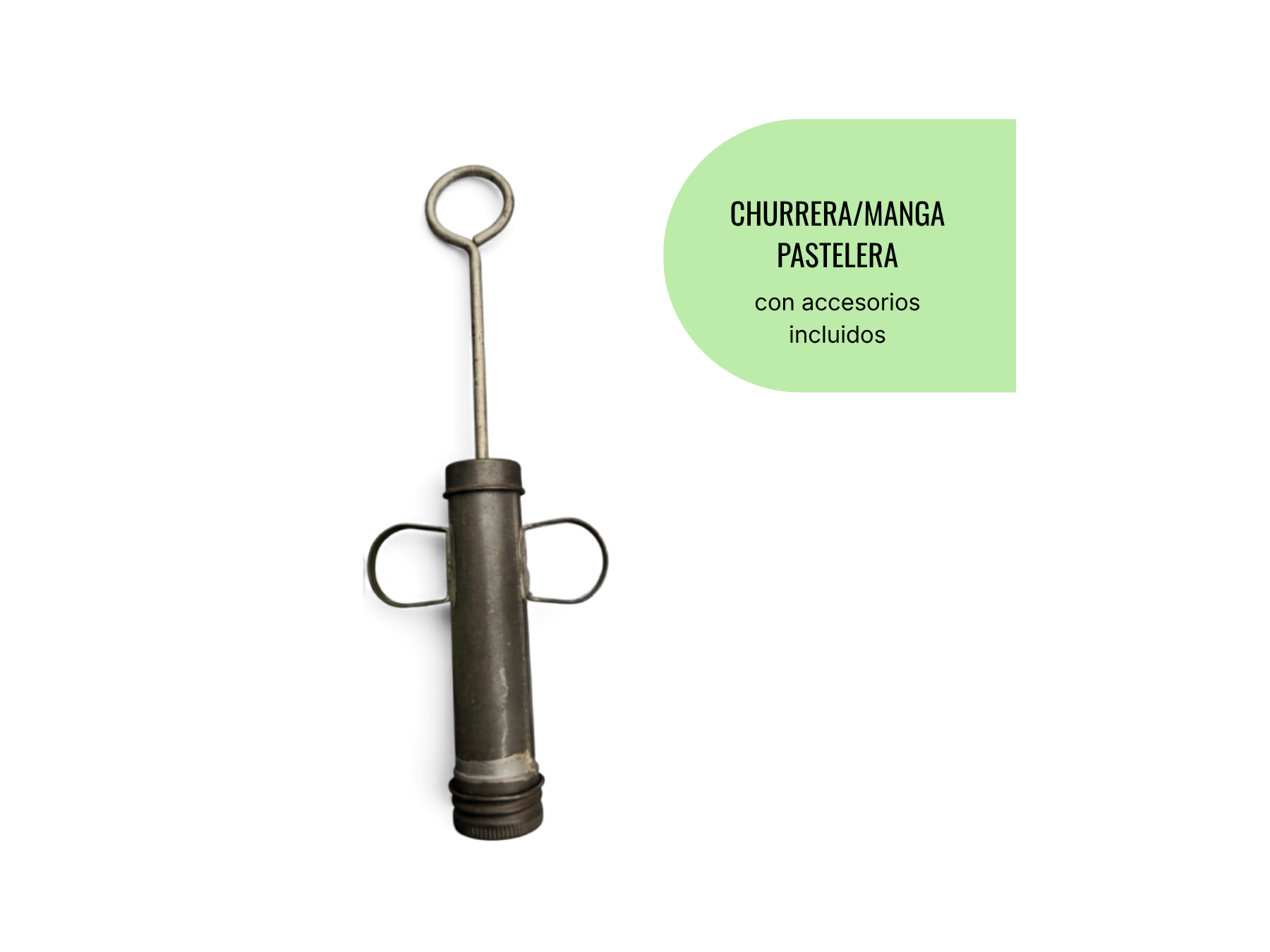 Antigua Churrera con accesorios