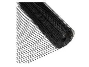 MALLA SOLDADA FORRADA PVC NEGRO 13X13 X ROLLO DE 1 X 20MT (socca - EVOL6648)