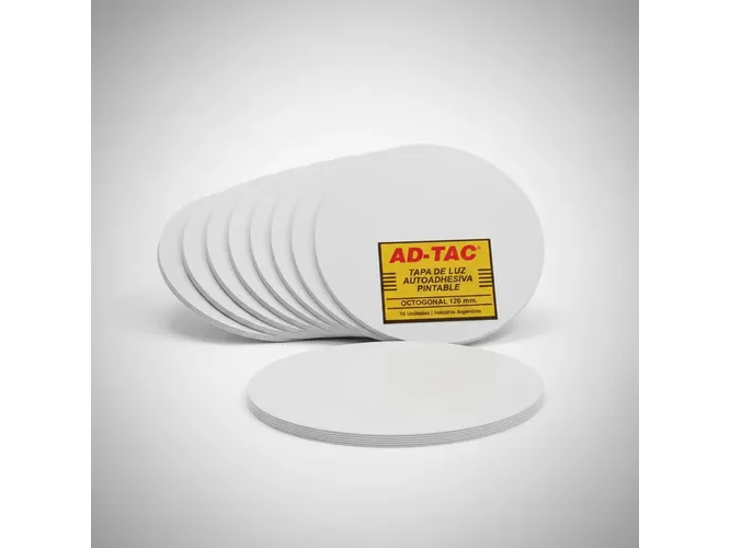 TAPA DE LUZ ADHESIVA CIRCULAR 120 MM (socca - TLOG)
