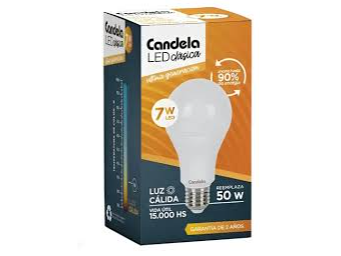 LAMPARA LED 7W CALIDA (3h - LED7C)