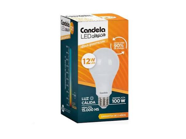LAMPARA LED 12W CALIDA (3h - LED12C)