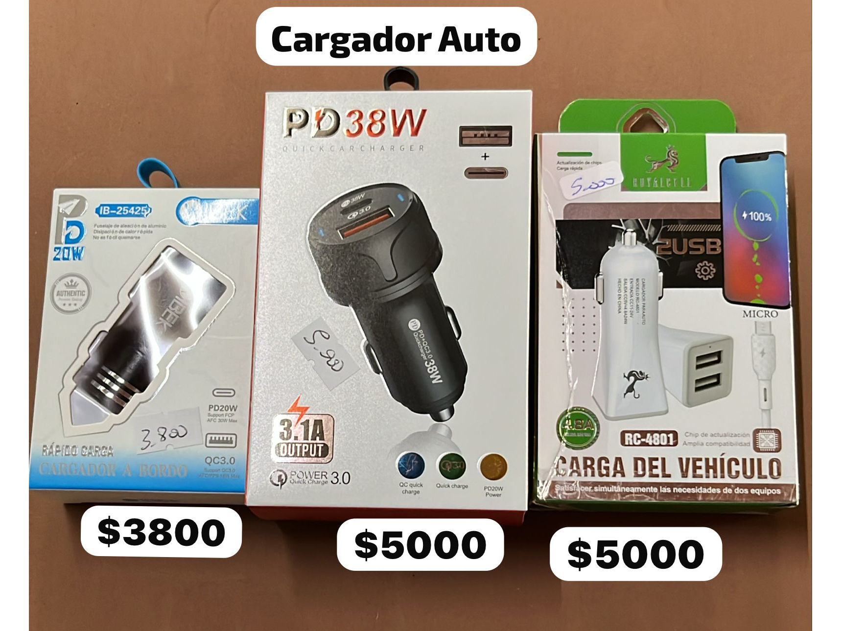 Cargador Auto