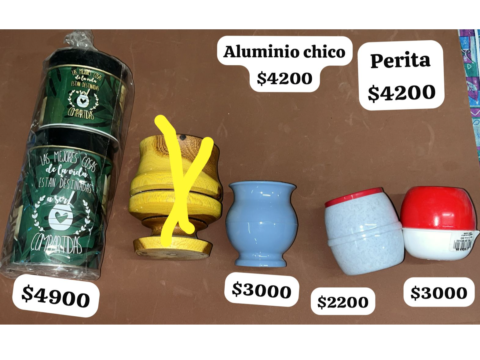 Yerbero,Azucarero y Matecitos