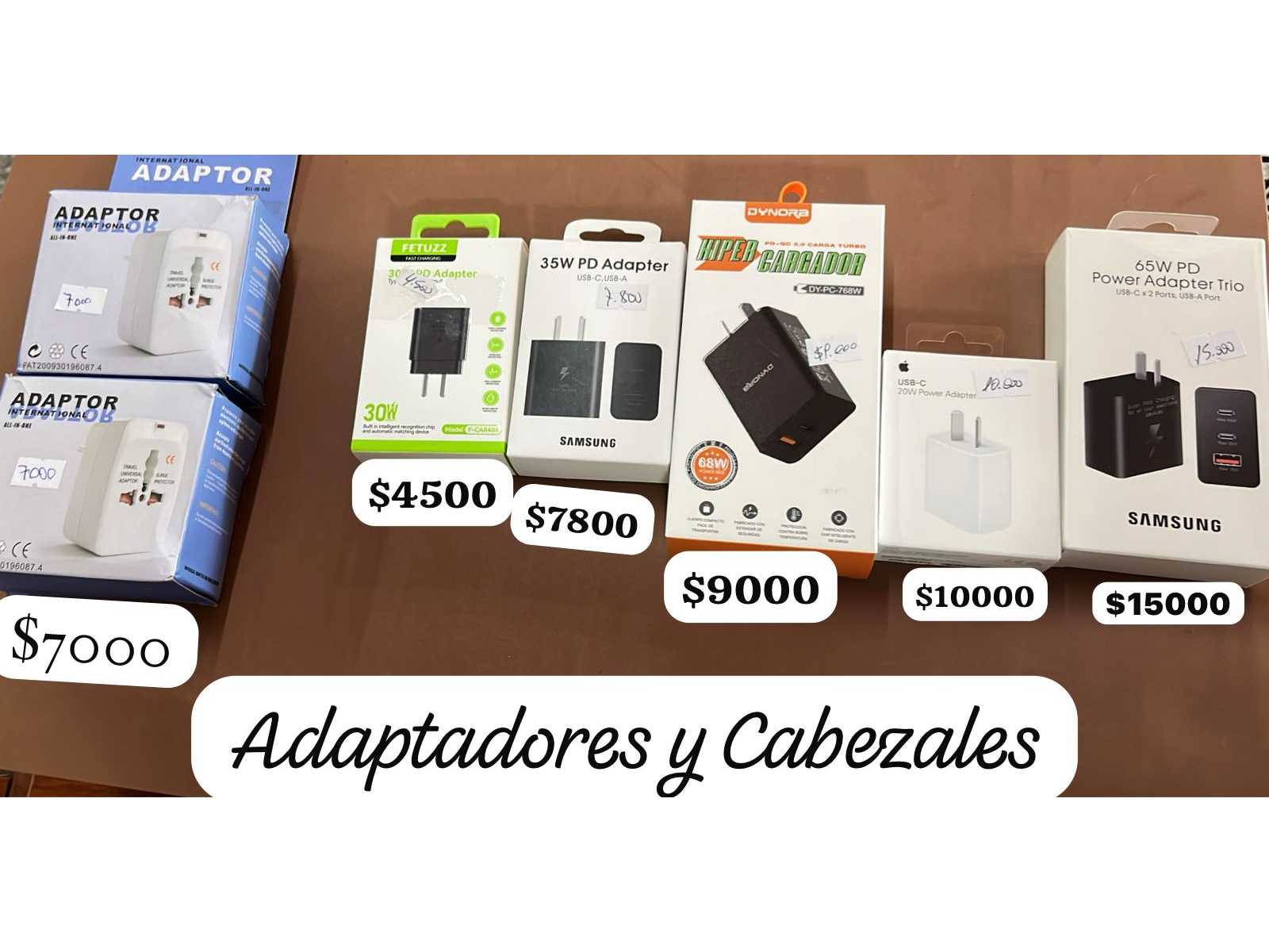 Adaptadores y Cabezales