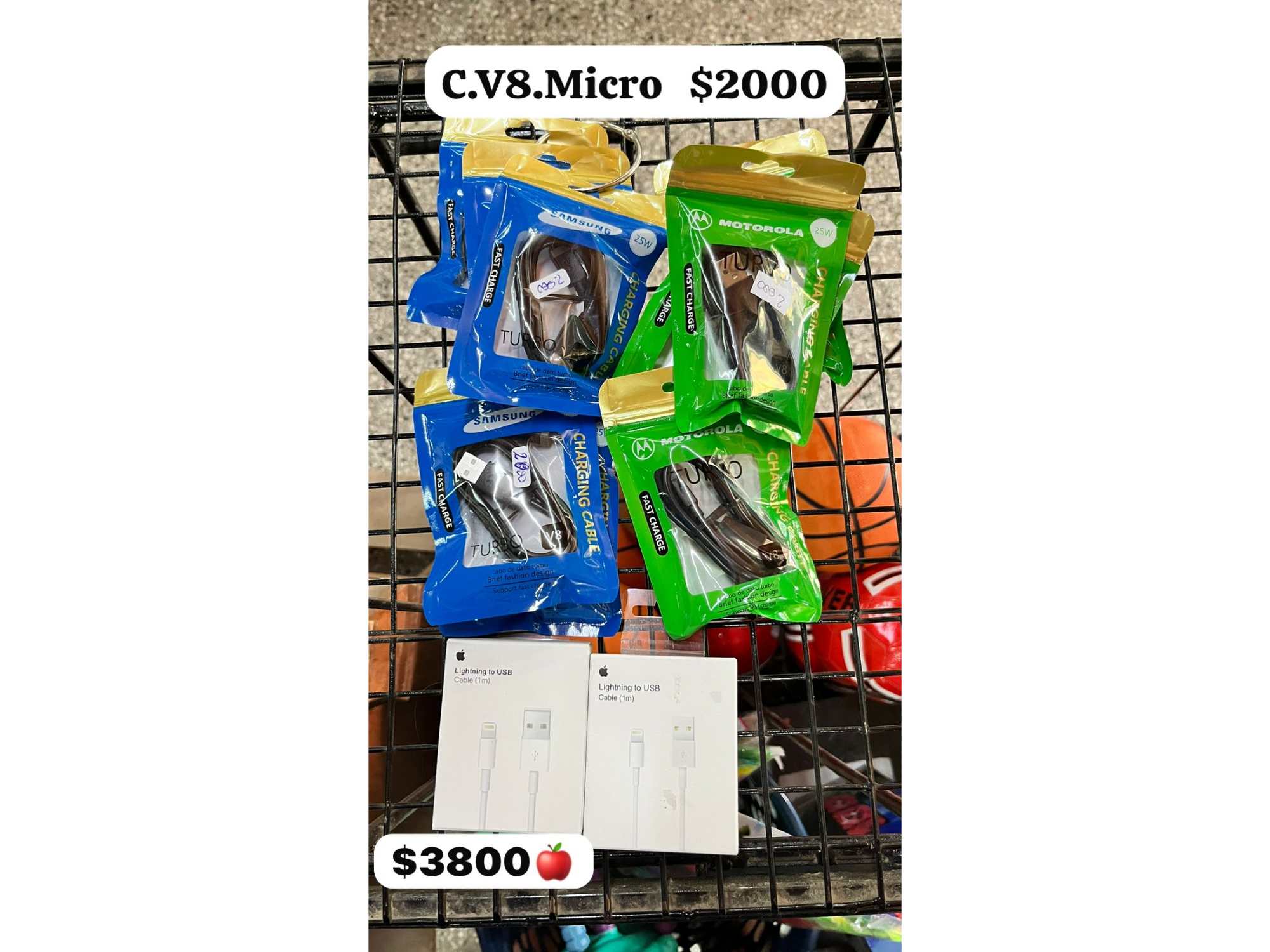 Cables V8 Micro