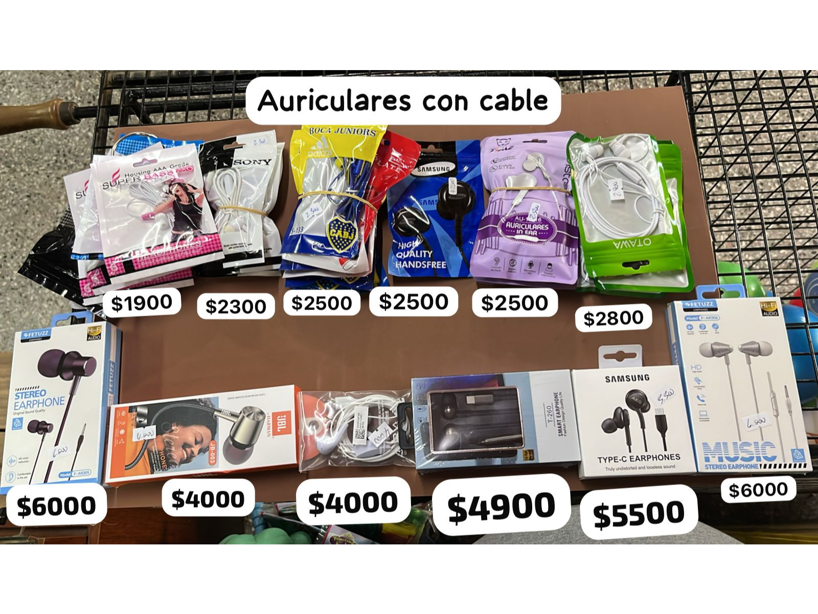 Auriculares con Cable