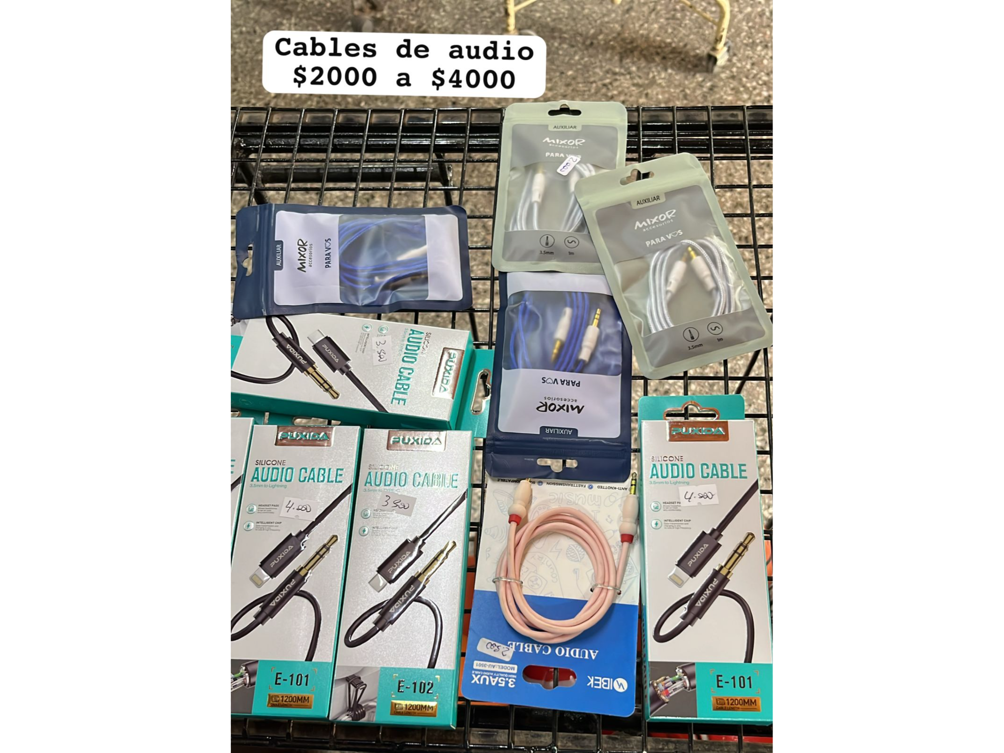 Cables de audio