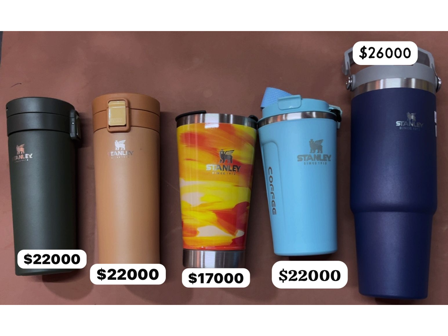 "STANLEY  2.0" Vasos térmicos chicos y grandes