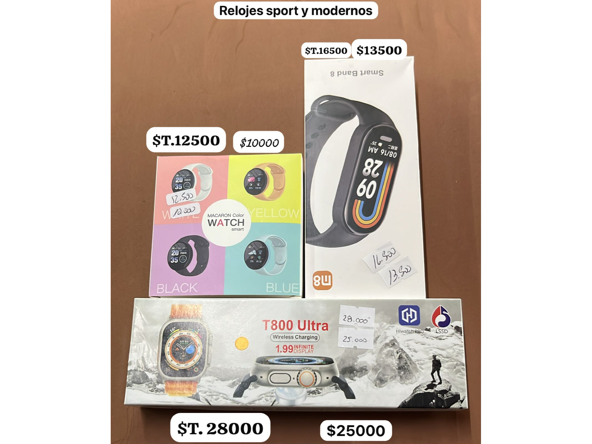 Relojes Sport y Modernos