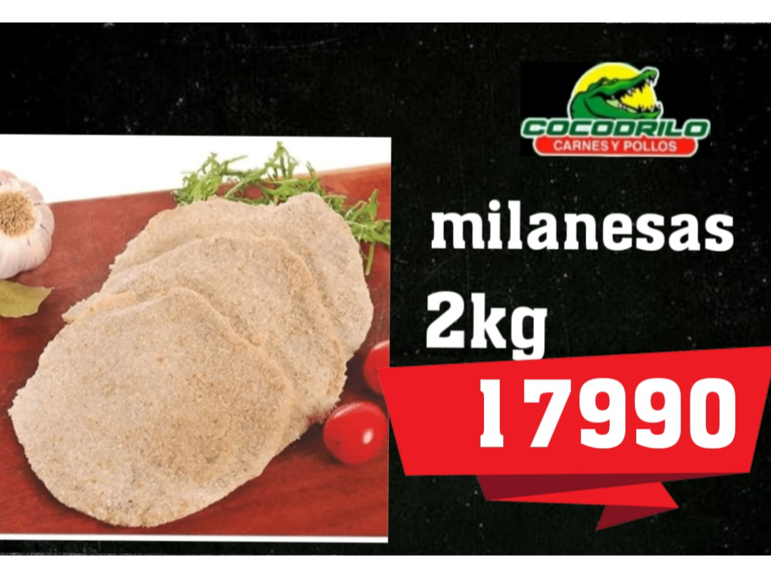 Milanesas y supremas por 2kg