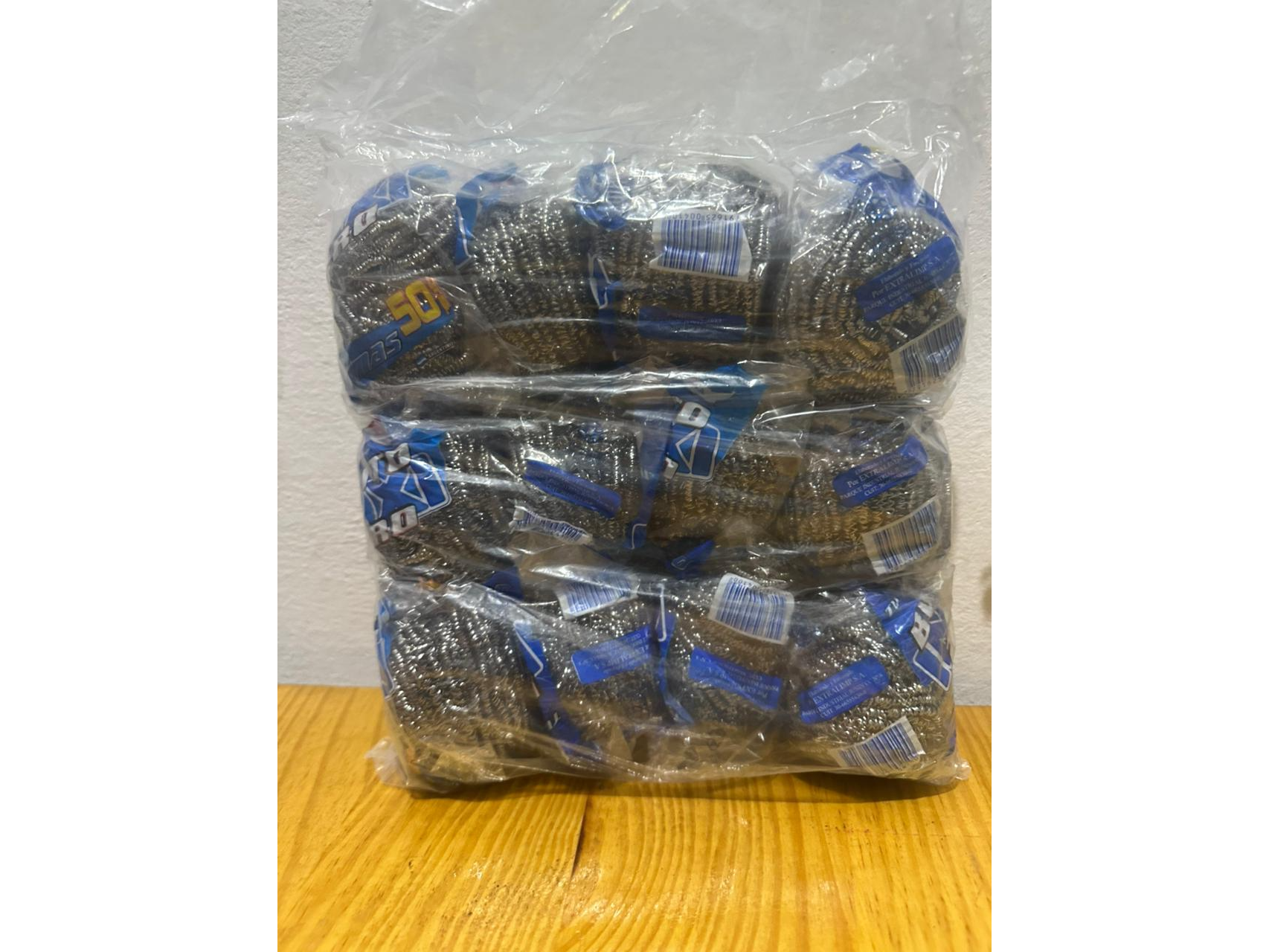 Esponja de acero xunidad