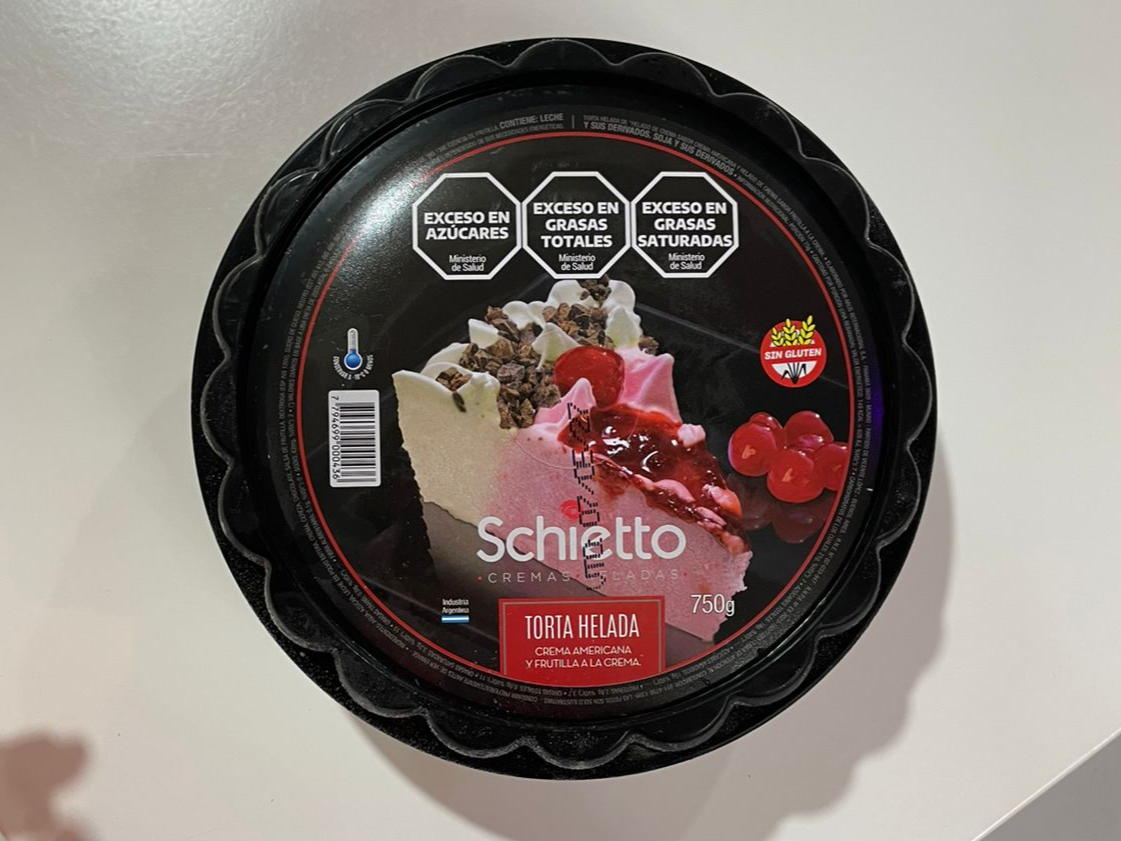 TORTA HELADA SIN TACC