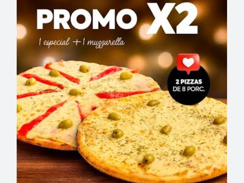 2 pizzas especial