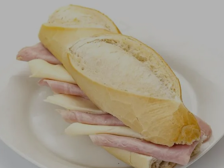 Bagueton jamon y queso