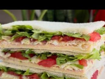 Jamon lechuga y tomate [plancha x 3 ]