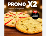 1 pizza especial + 1 pizza napolitana