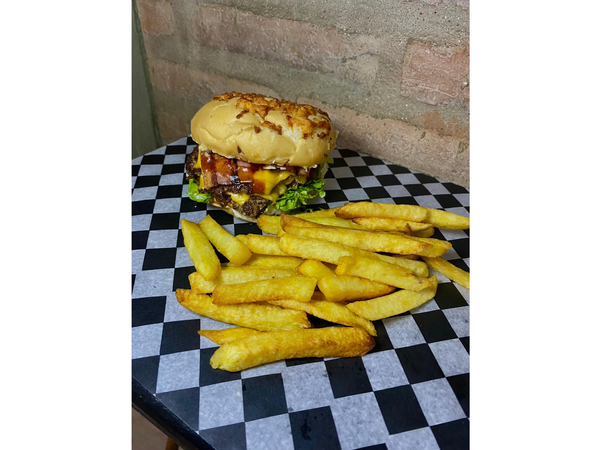 2 hambur cheddar dobles