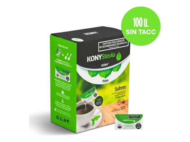 Stevia en sobre Kony 100 unidades