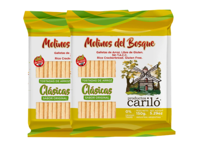 Tostadas de arroz clásicas “Molinos del bosque” 150 gr