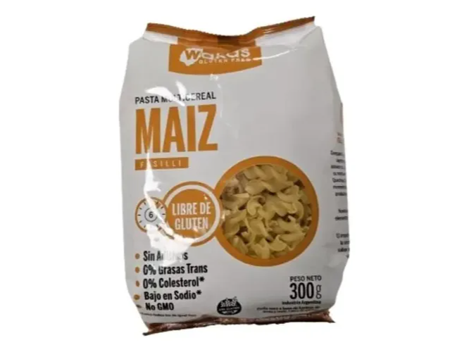 Fideos Waka multicereal de Maiz