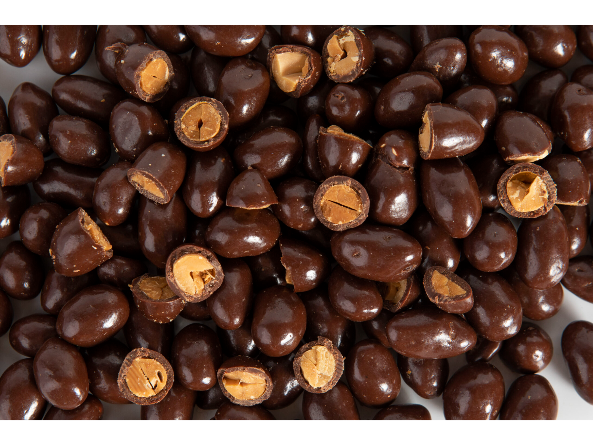 Maní con chocolate negro