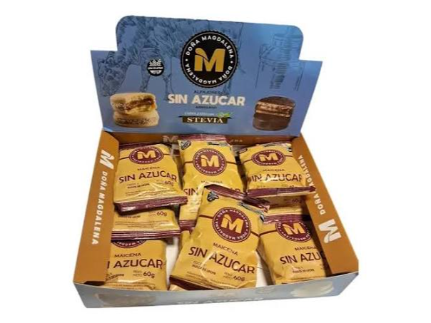 Caja alfajores sin azucar