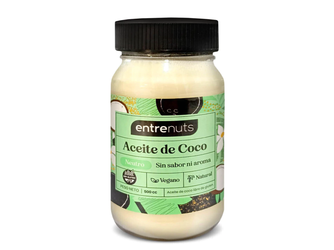 Aceite de coco Entrenuts neutro 360 ml