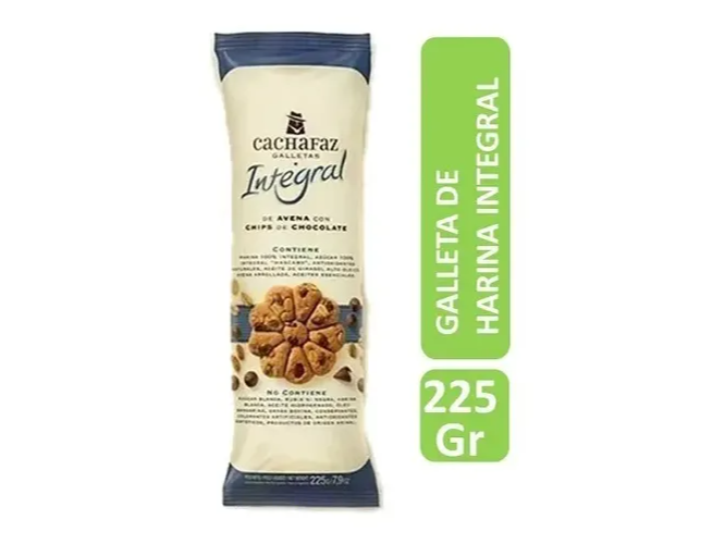 Galleta integral Cachafaz chocolate 225 gr