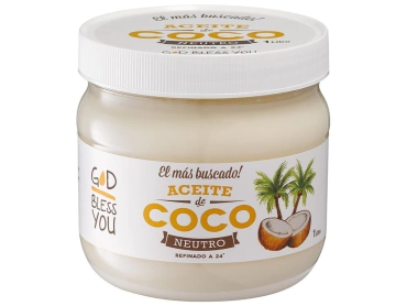 Aceite de coco neutro “God Bless You” 1 lt